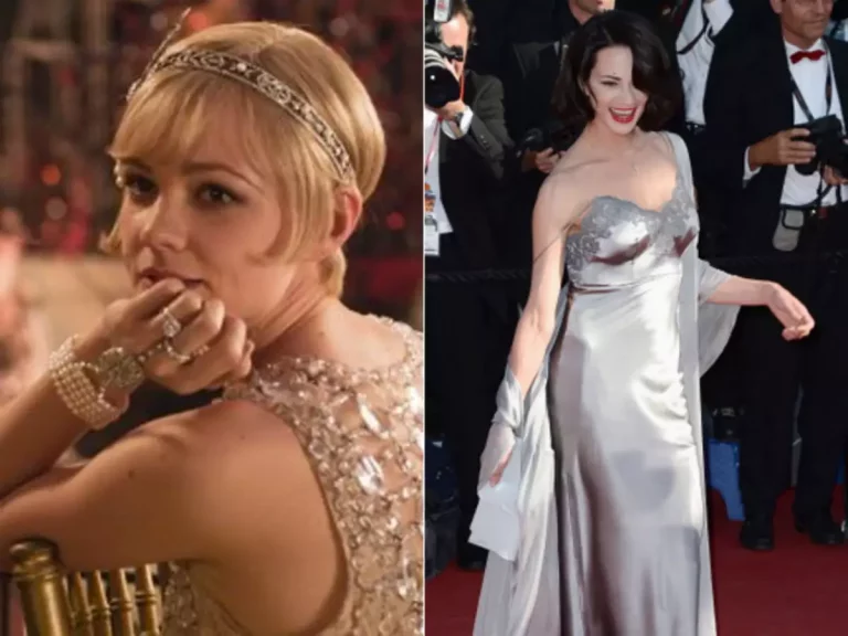 Vestido de noiva estilo anos 20 com franjas e pérolas